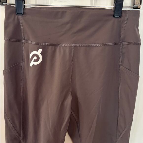 Peloton Charcoal Leggings with Tulip Hem Size L - Picture 4 of 6